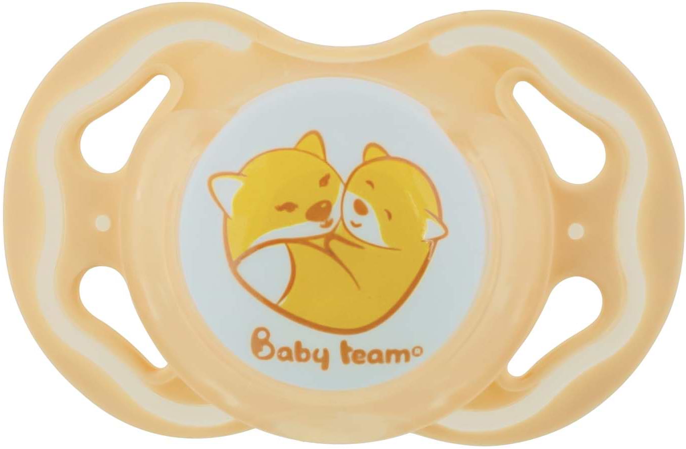 Симетрична пустушка Baby Team класична (3014_бежевий)